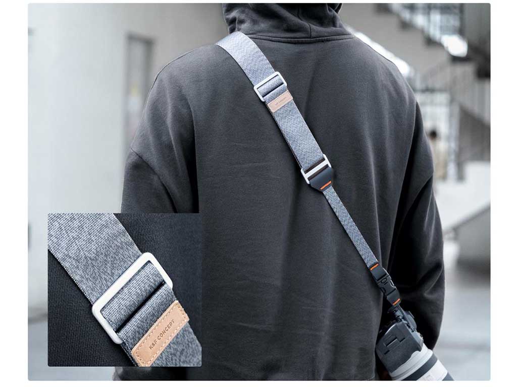 K&F Concept Kamera Boyun Askısı 45mm Gri (KF13.132)